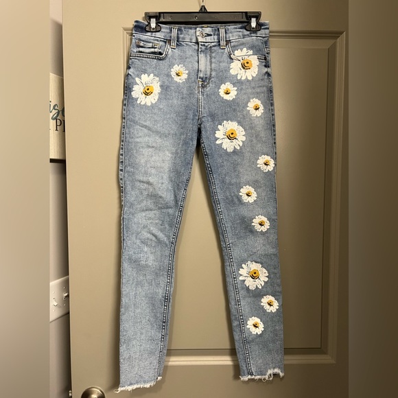 7 For All Mankind Denim - 7 For All Mankind High Waist Ankle Skinny Daisy Jeans | Size 26